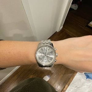 Michael Kors silver watch
